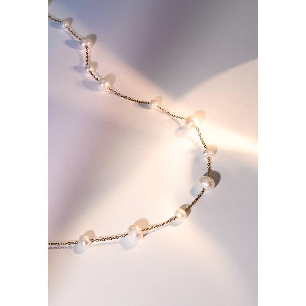 Celeste Convertible Pearl Necklace