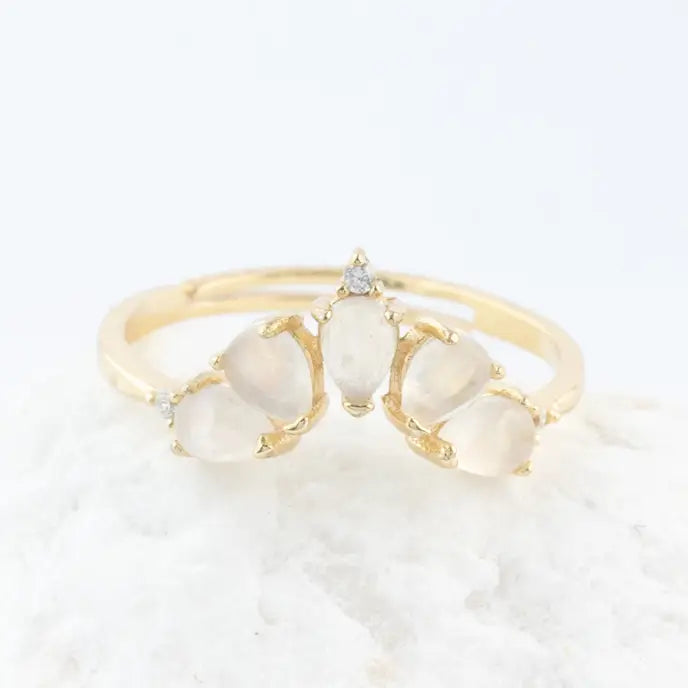 Celestial Moonstone Ring