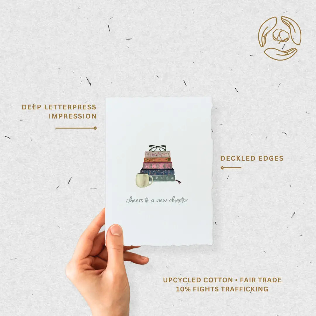 Cheers to a new chapter- Greeting Card