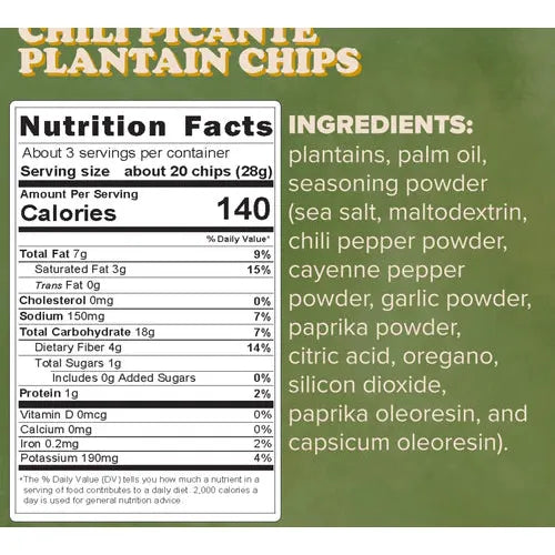 Chili Picante Plantain Chips