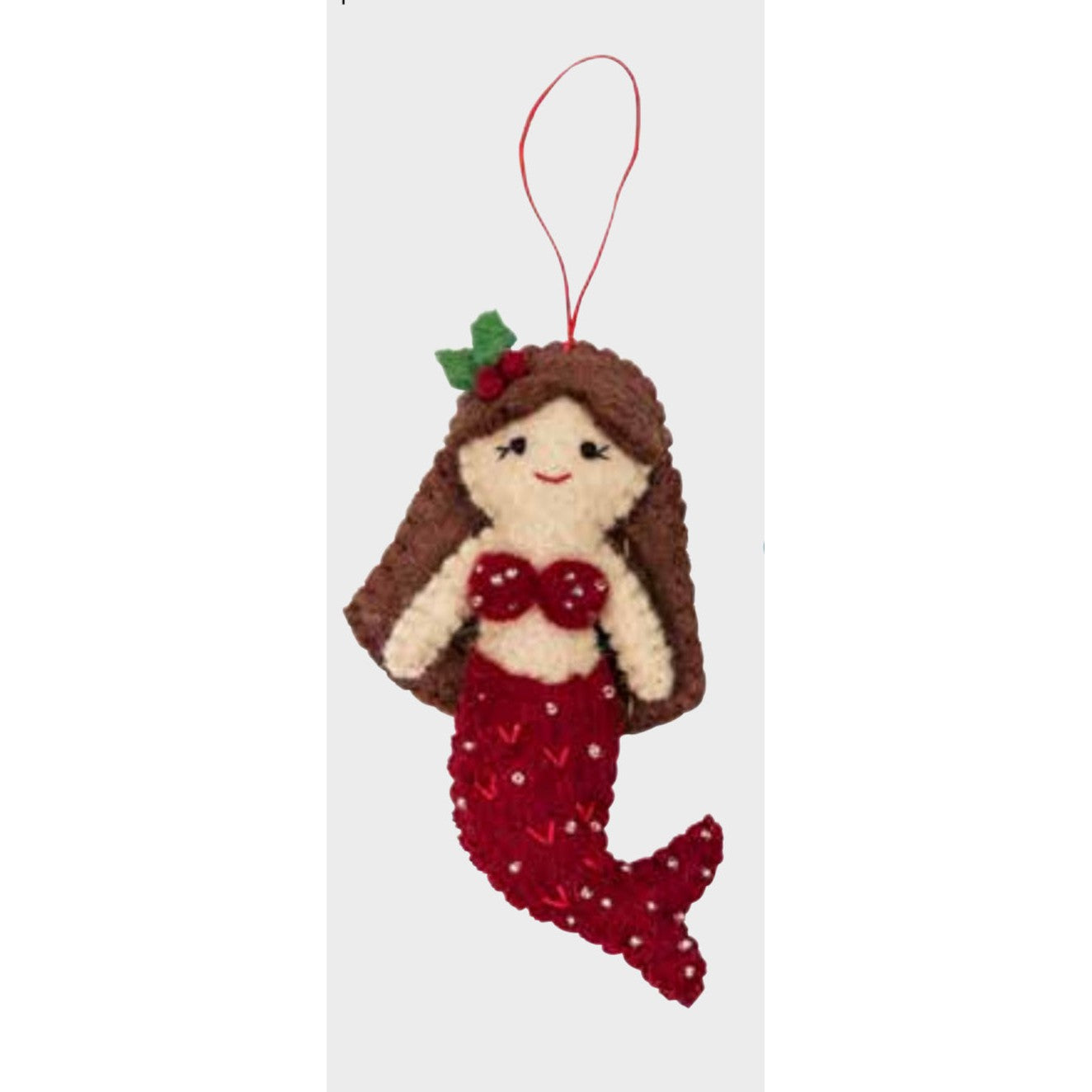 Christmas Mermaid Ornament