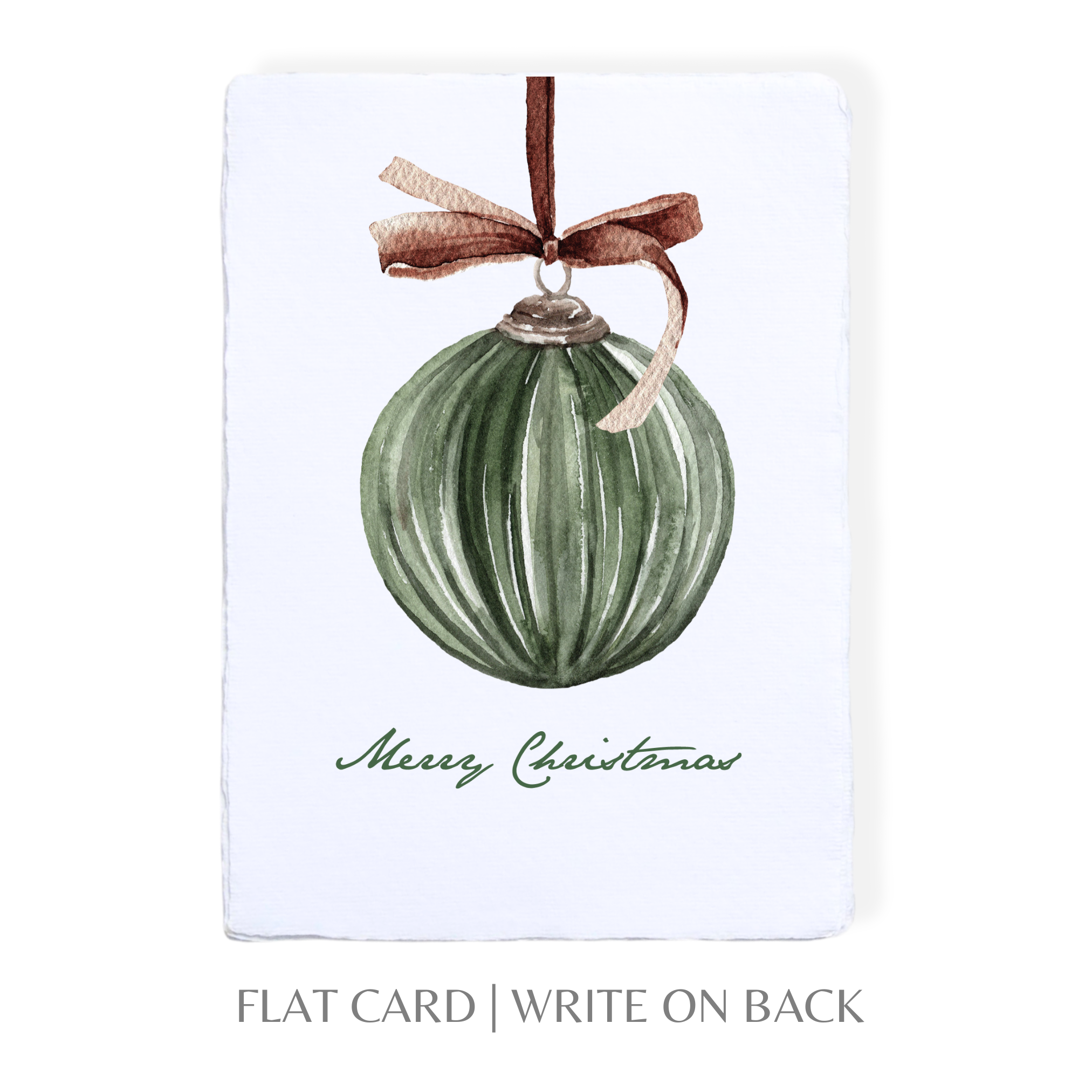 Christmas Ornament Greeting Card Box Set | Merry Christmas