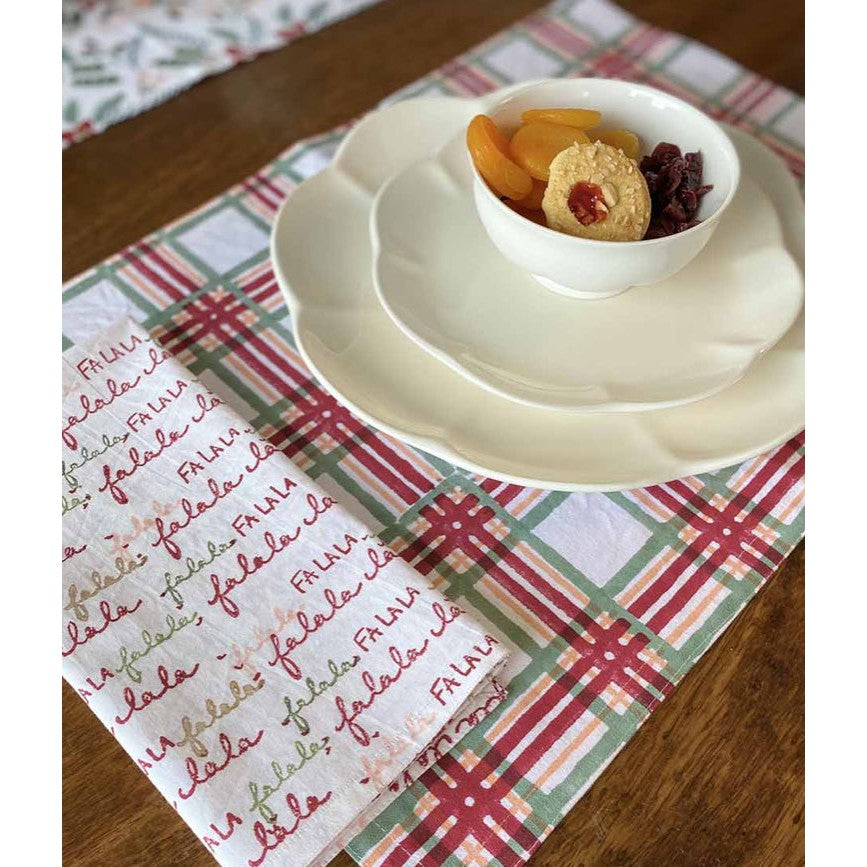 Christmas Plaid Placemat - sold individually