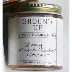 Chunky Almond, Cashew + Coconut Butter- Assorted Sizes (*Local Pickup/Local Delivery Only)