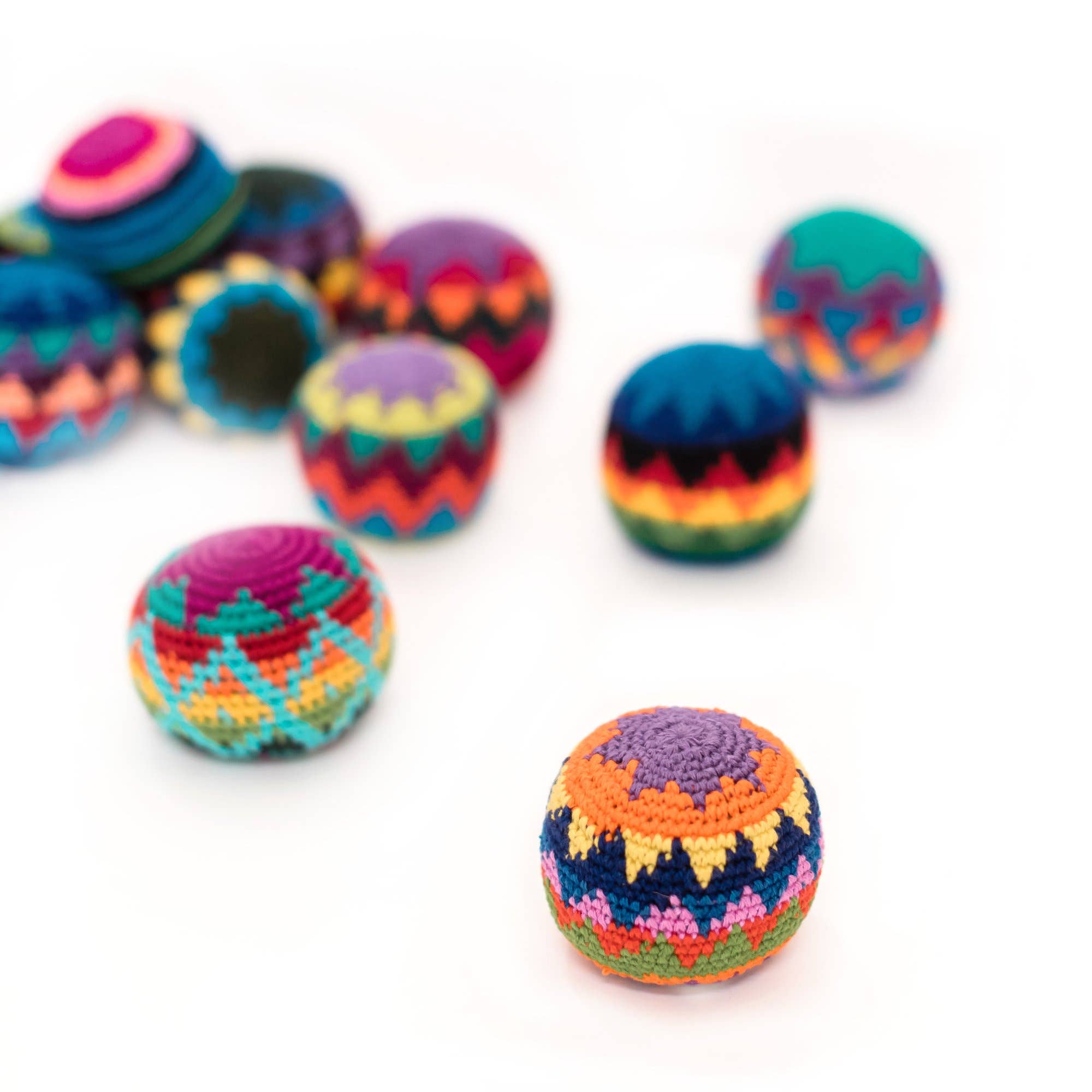 Colorful Hacky Sack- Assorted Colors and Patterns