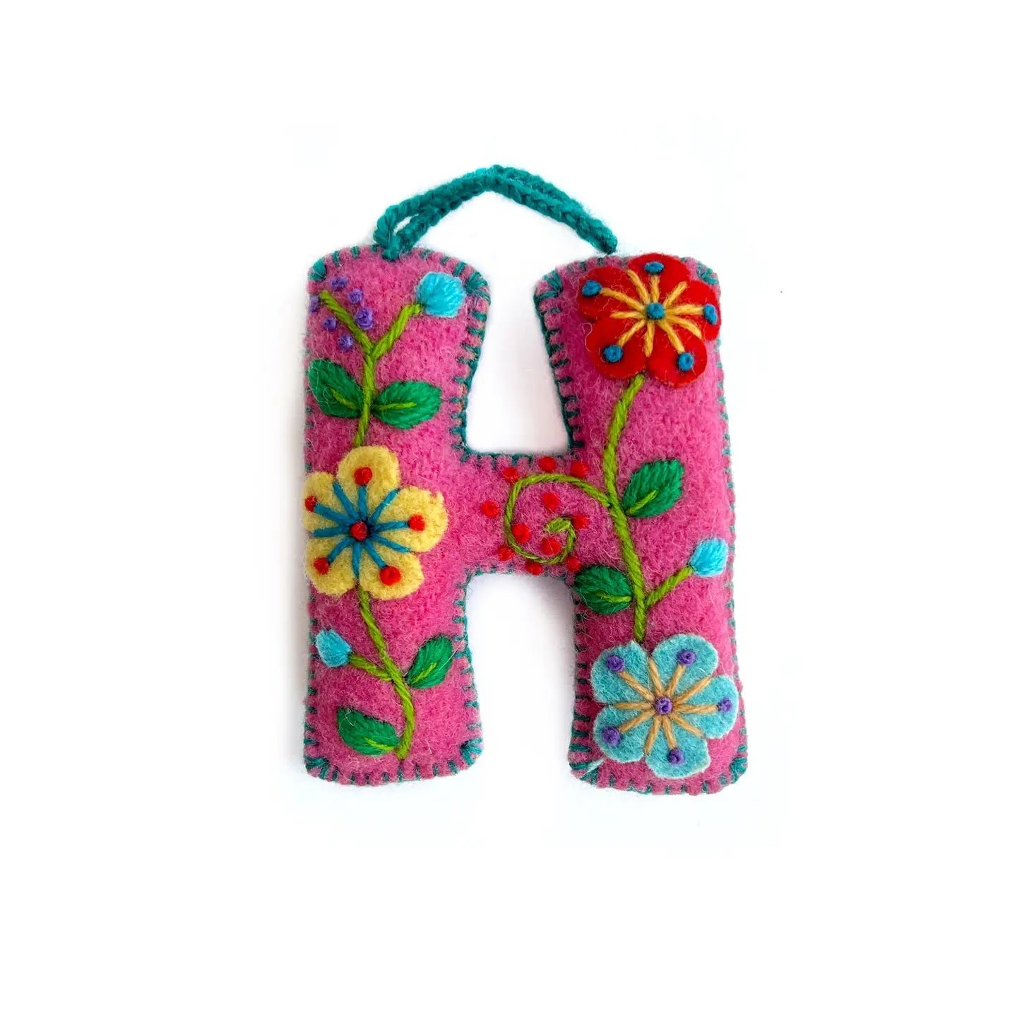 Colorful Letter Ornament- Sold Individually