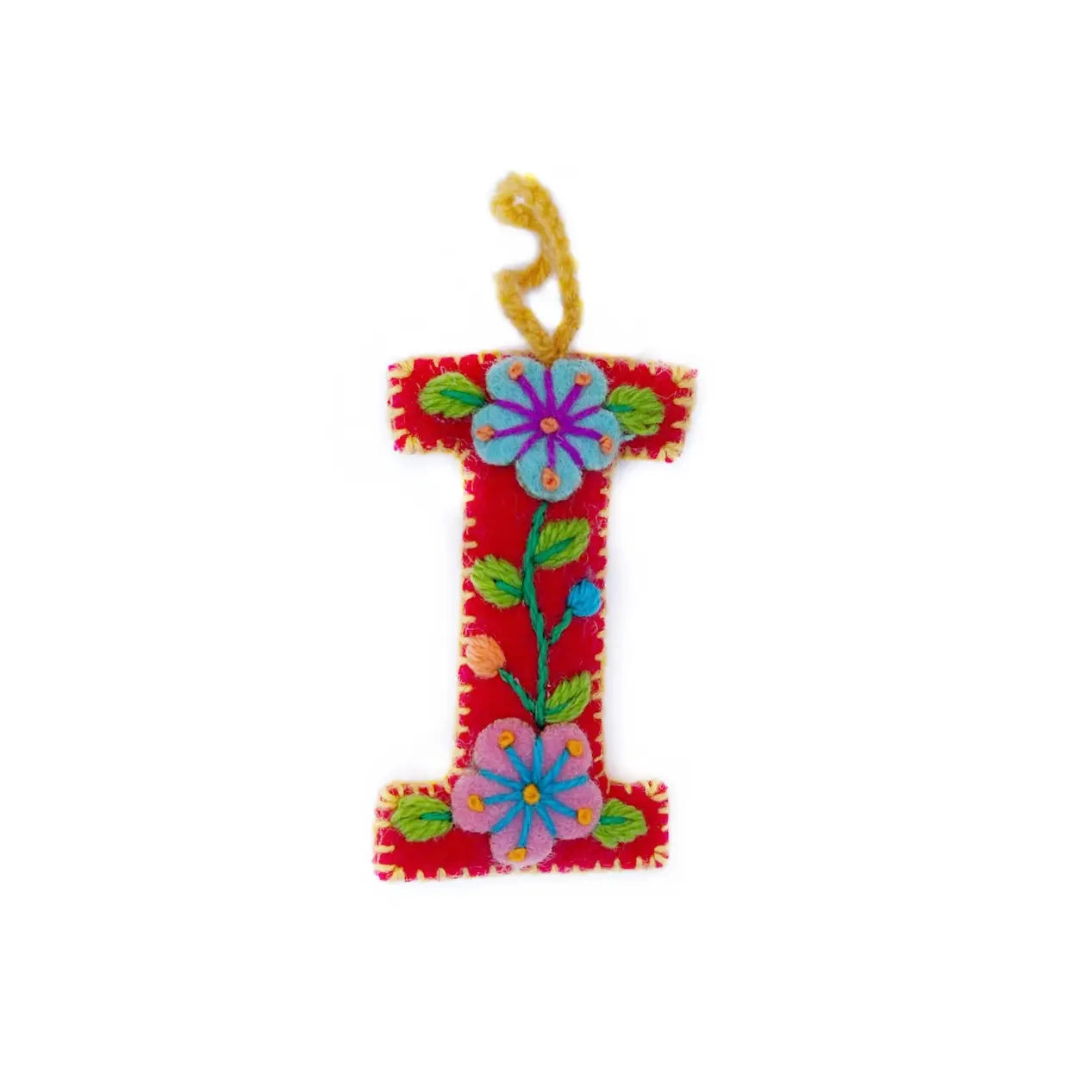 Colorful Letter Ornament- Sold Individually