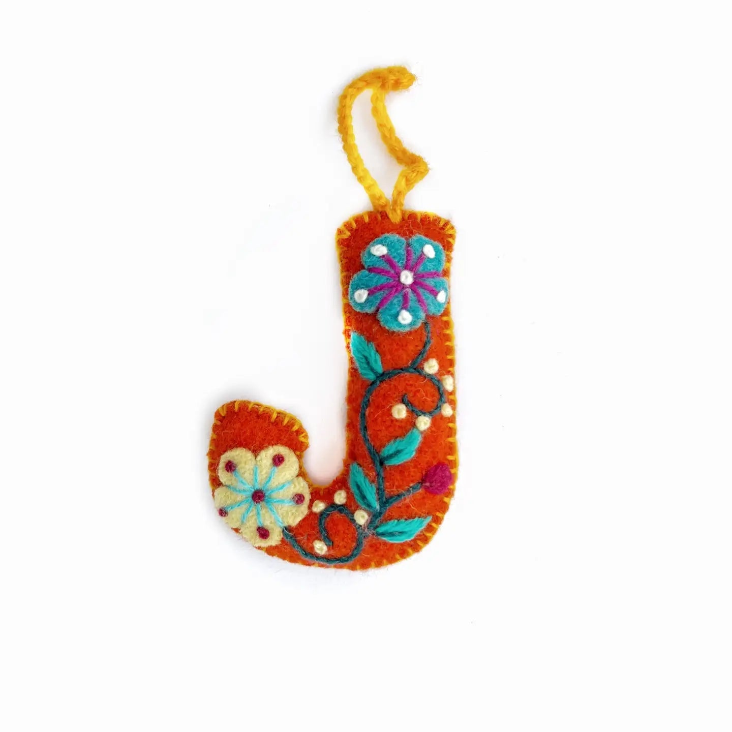 Colorful Letter Ornament- Sold Individually