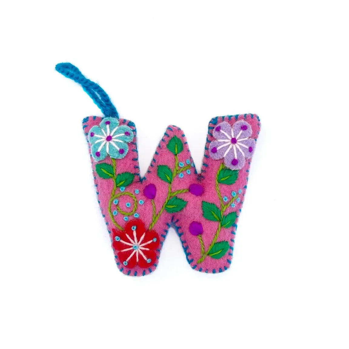 Colorful Letter Ornament- Sold Individually