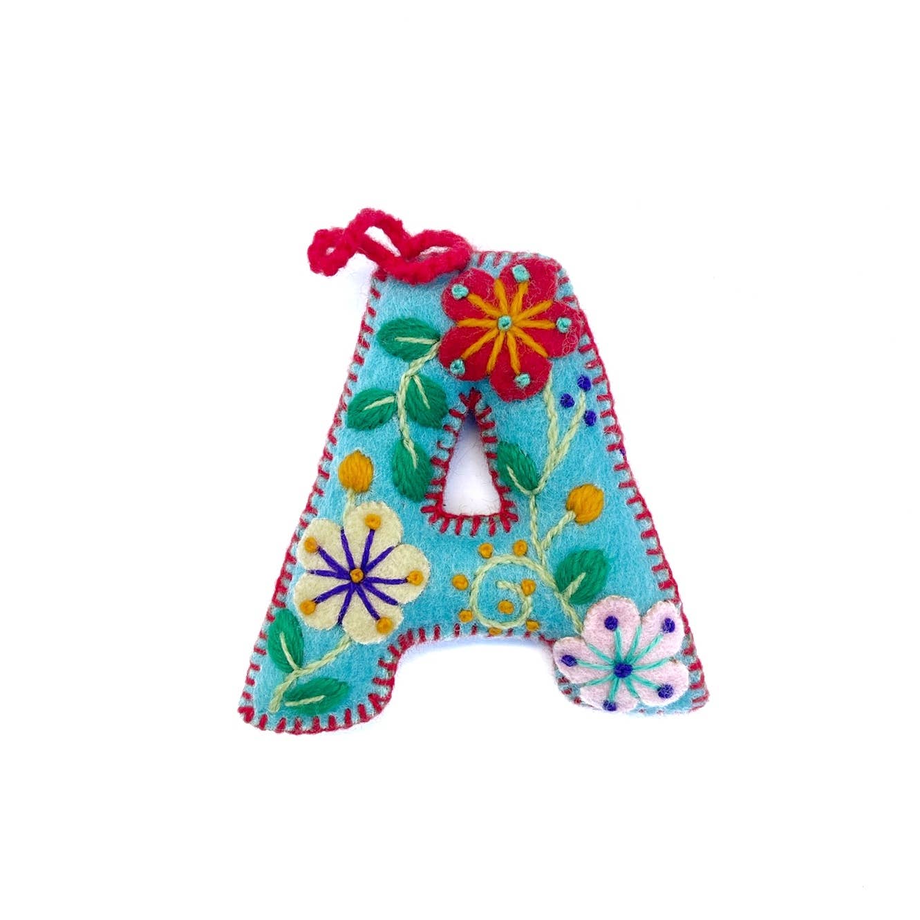 Colorful Letter Ornament- Sold Individually