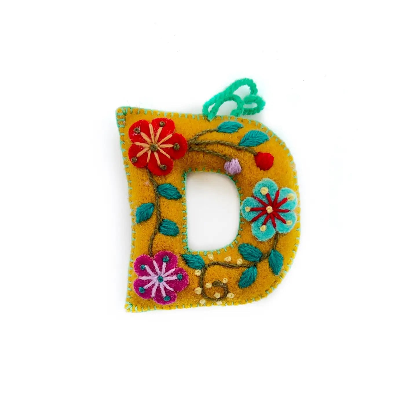 Colorful Letter Ornament- Sold Individually