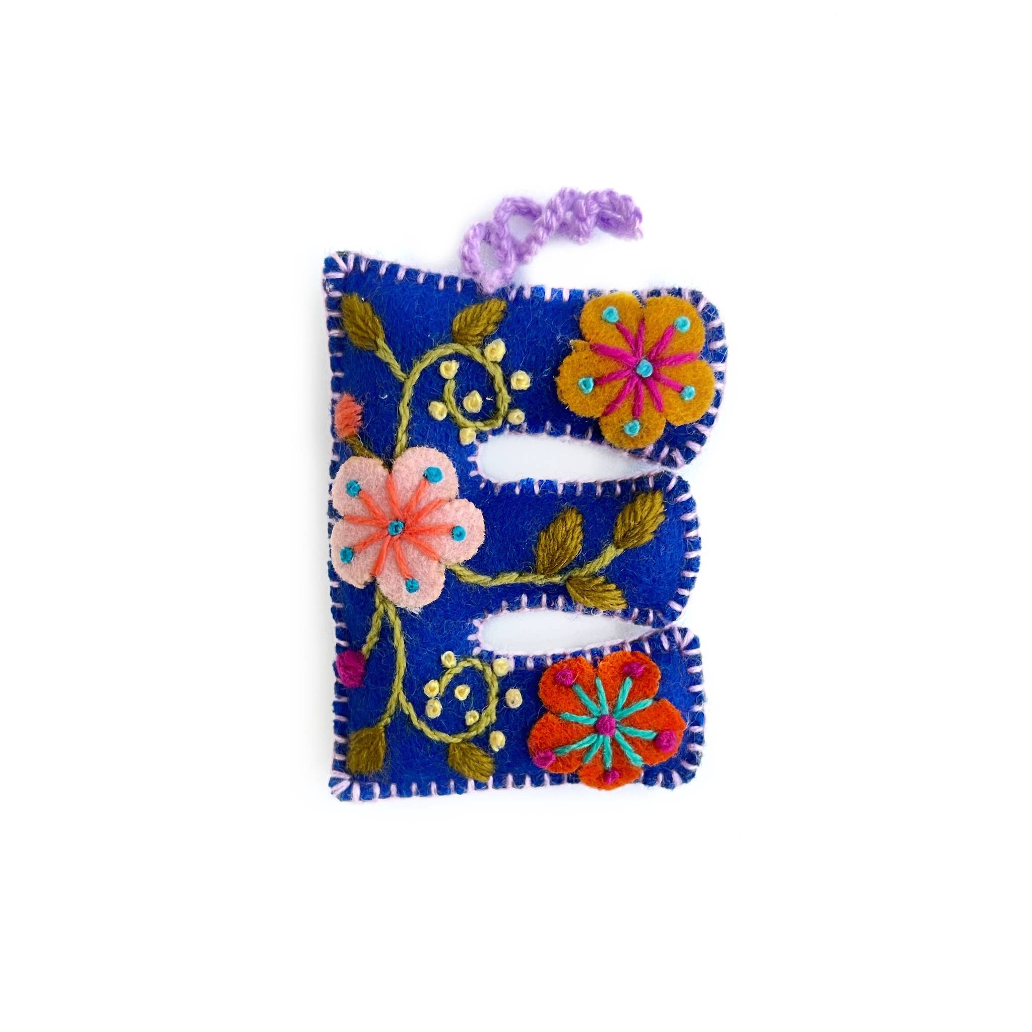 Colorful Letter Ornament- Sold Individually