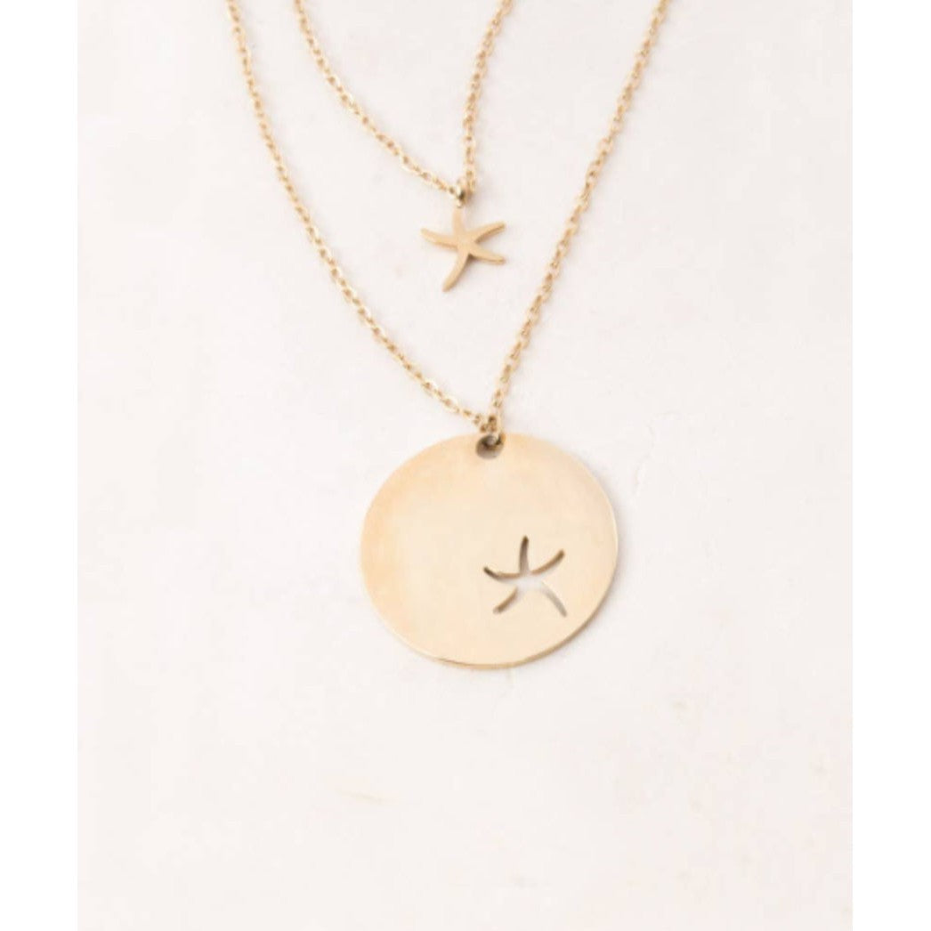 Community Starfish Pendant Necklace Set- Assorted