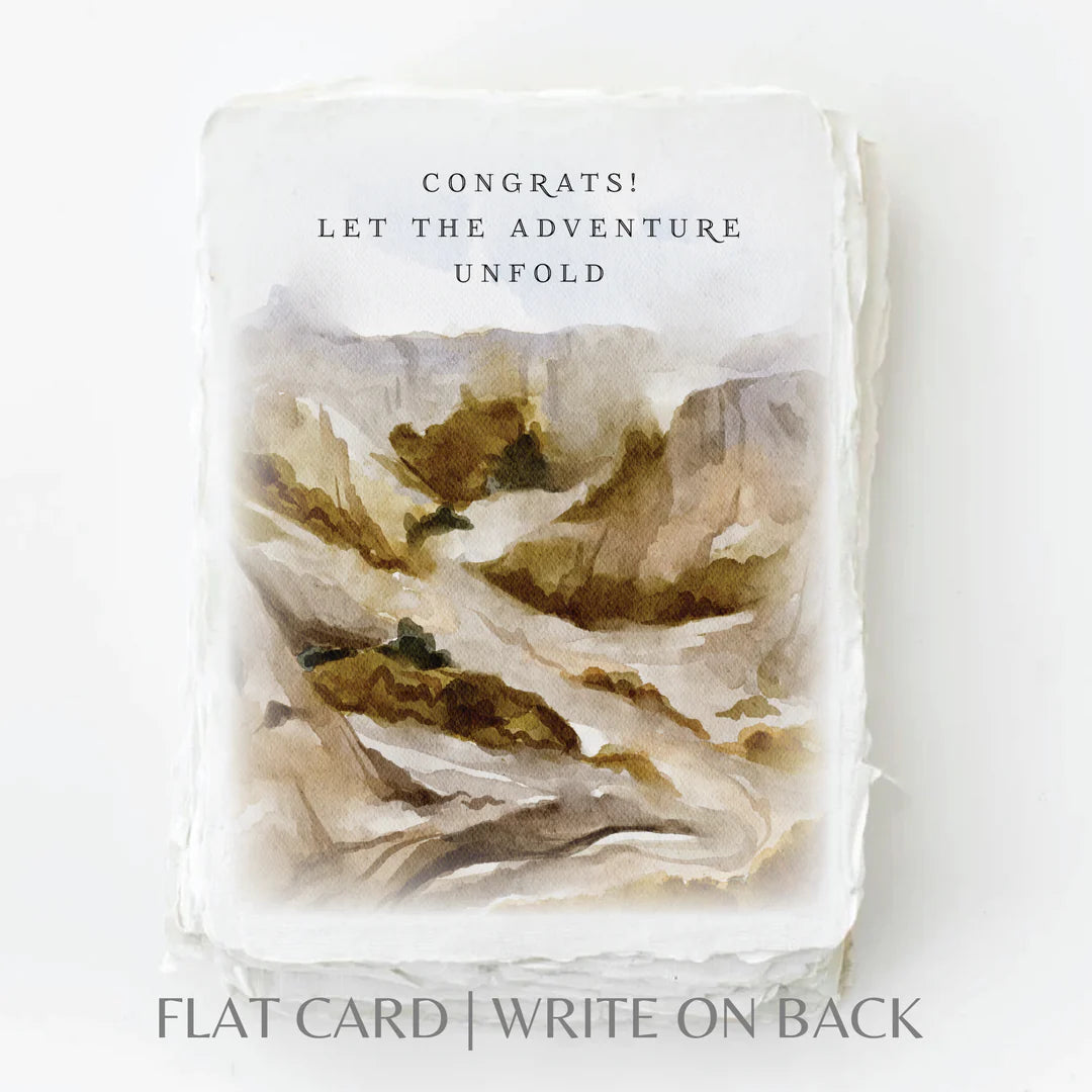 Congrats Let the Adventure Unfold- Greeting Card- Assorted Styles
