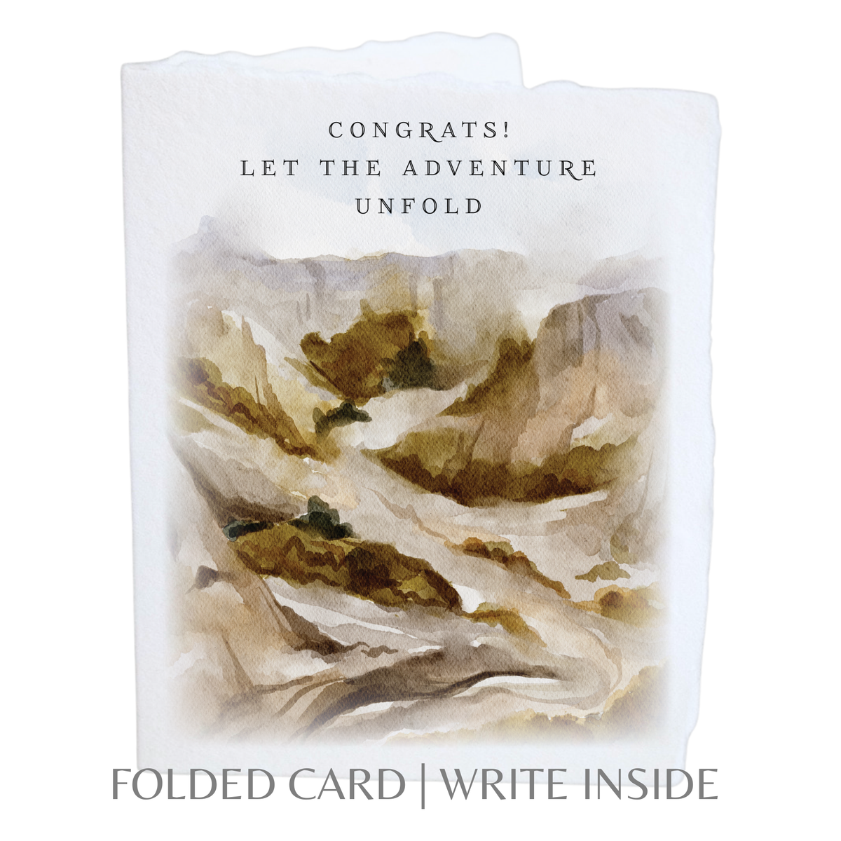 Congrats Let the Adventure Unfold- Greeting Card- Assorted Styles