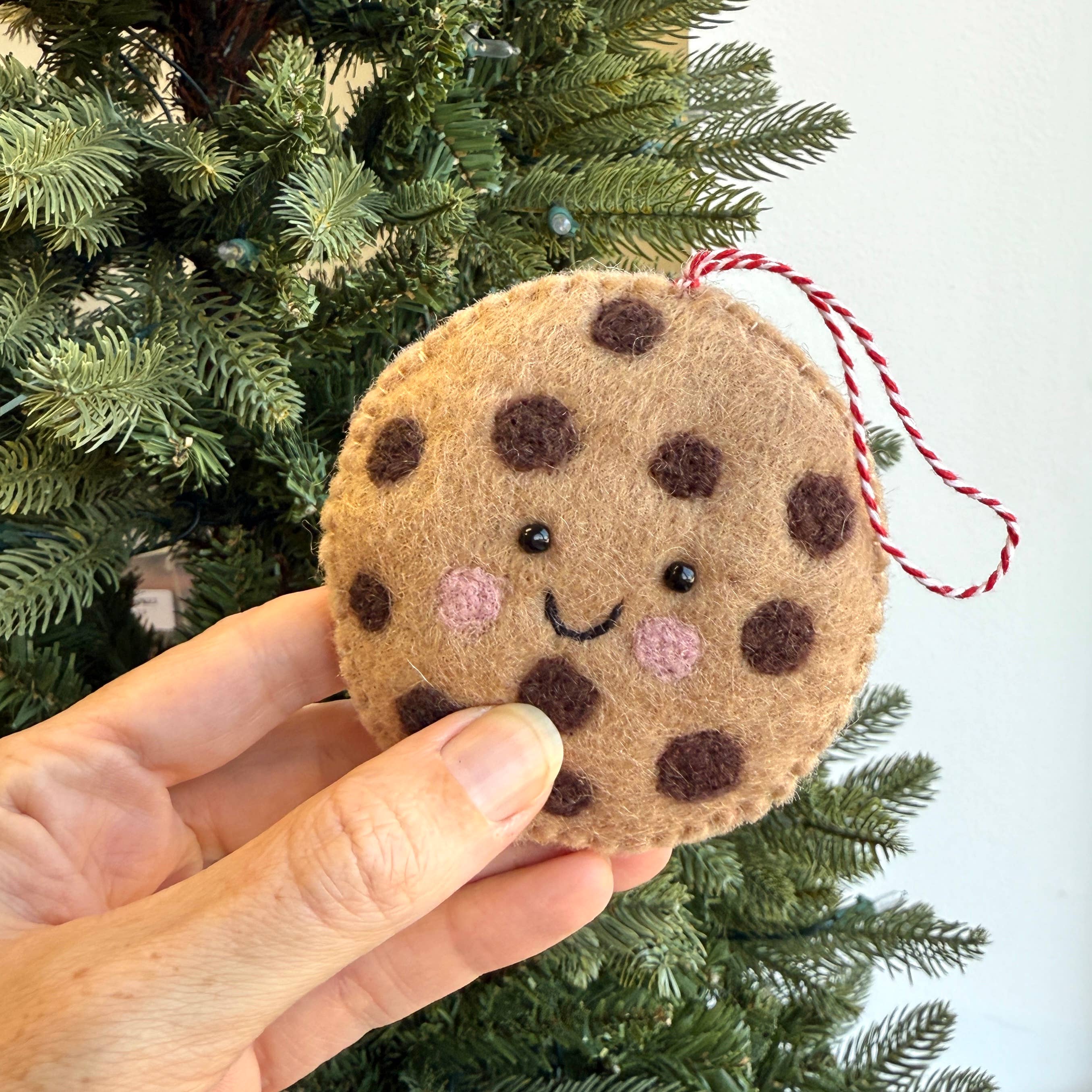 Cookie Felt Wool Ornament