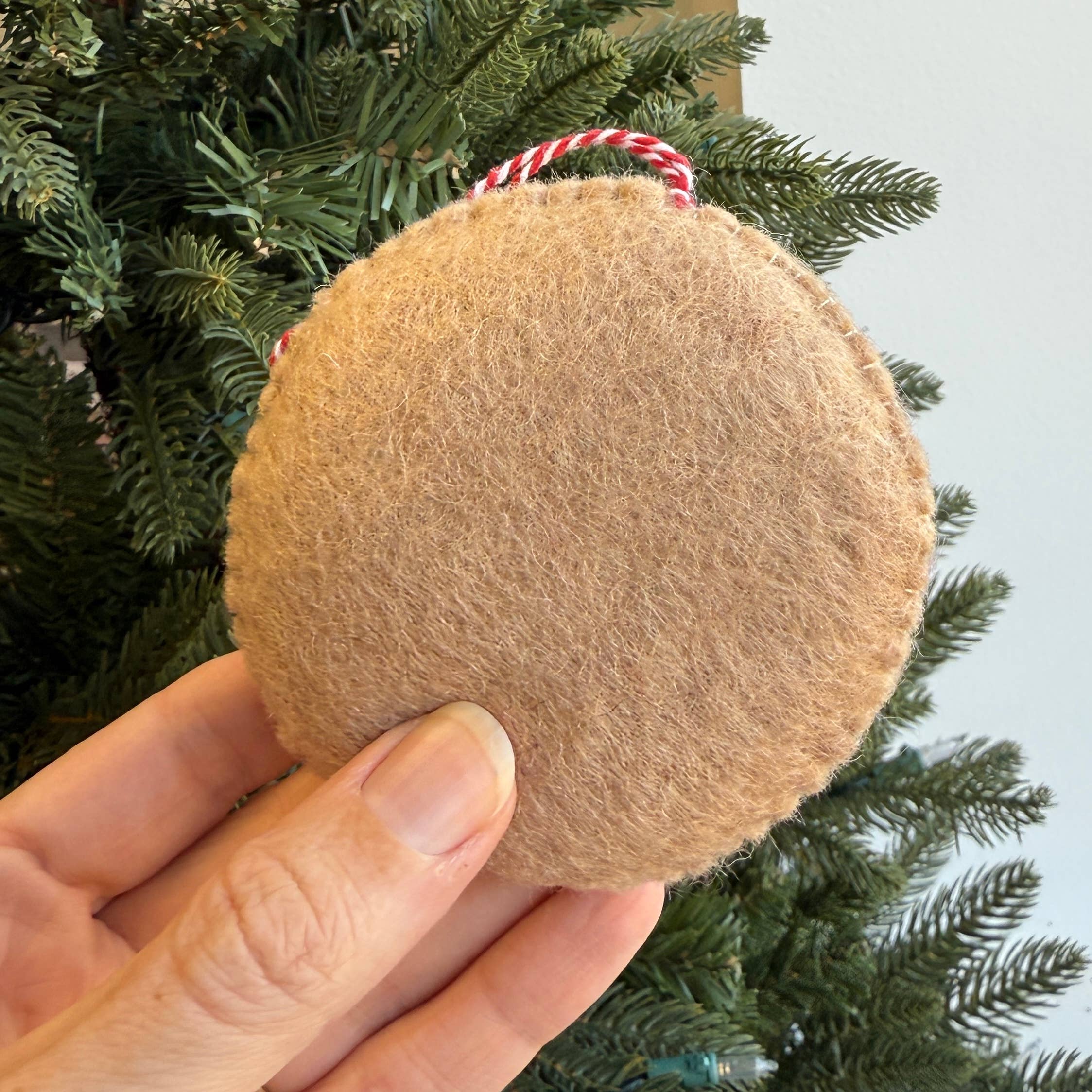 Cookie Felt Wool Ornament