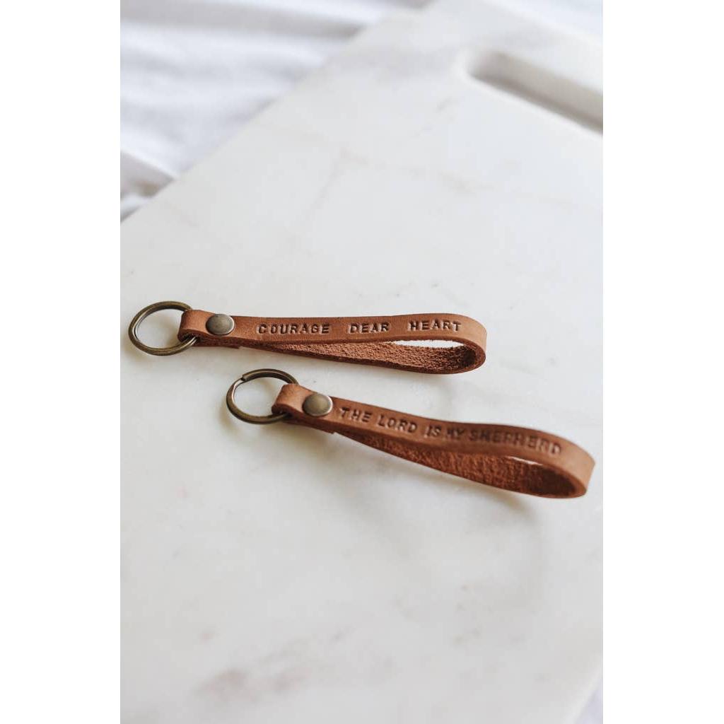 Courage Dear Heart Keychain