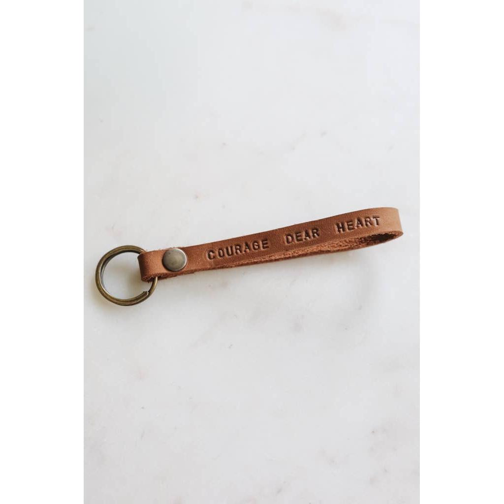 Courage Dear Heart Keychain