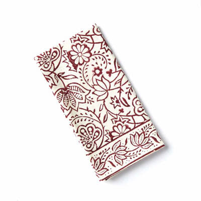 Cranberry Vine Napkins - Set of 2
