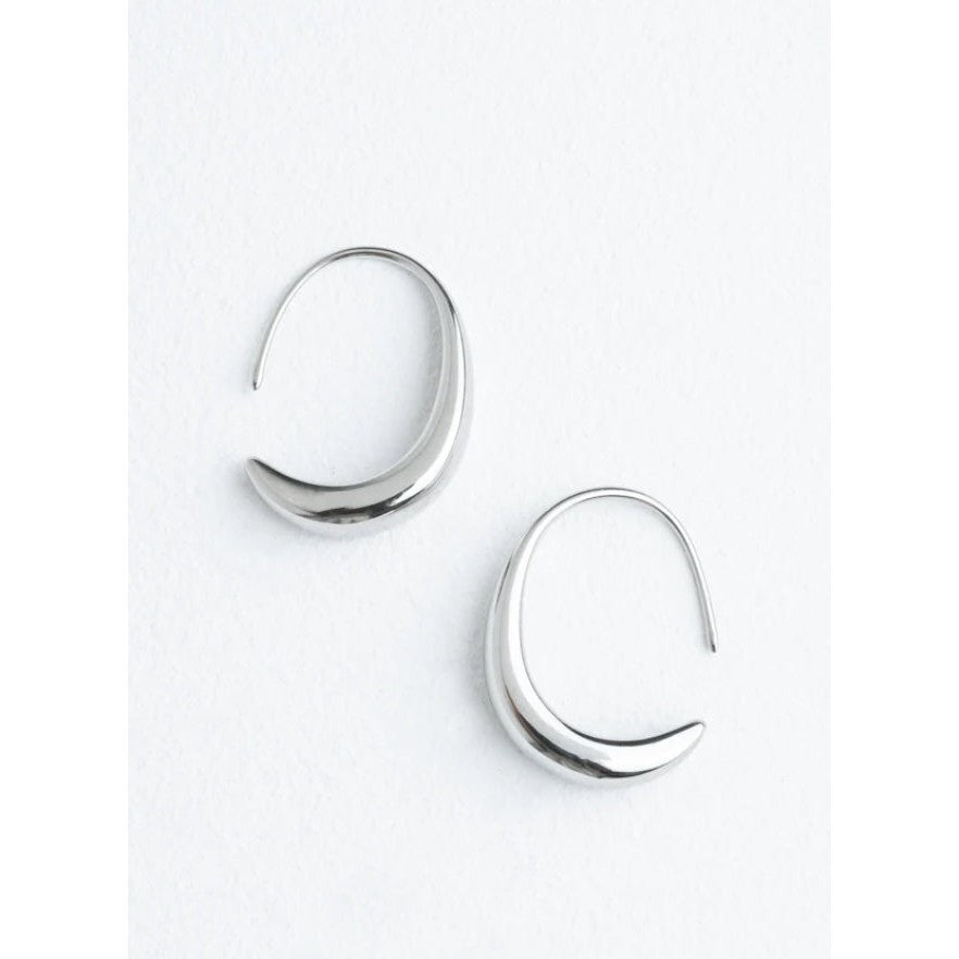 Crescent Moon Thread Drop Earrings- Assorted