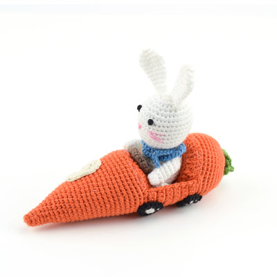Crocheted Racer Bunny #9