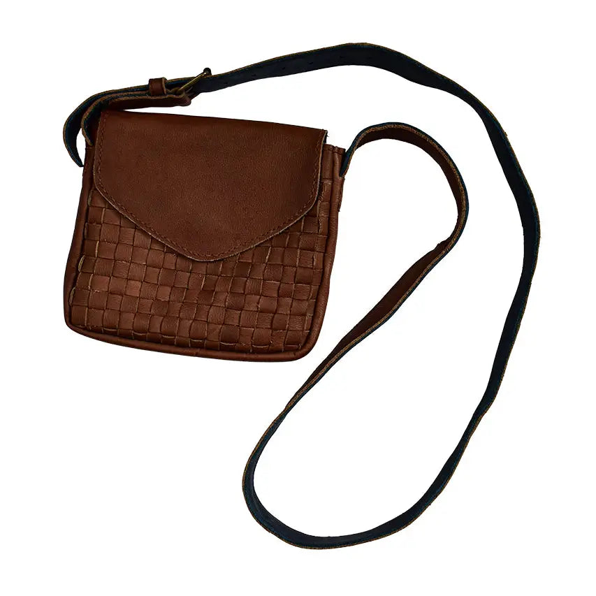 Crossbody Basket Weave Purse- Assorted Colors