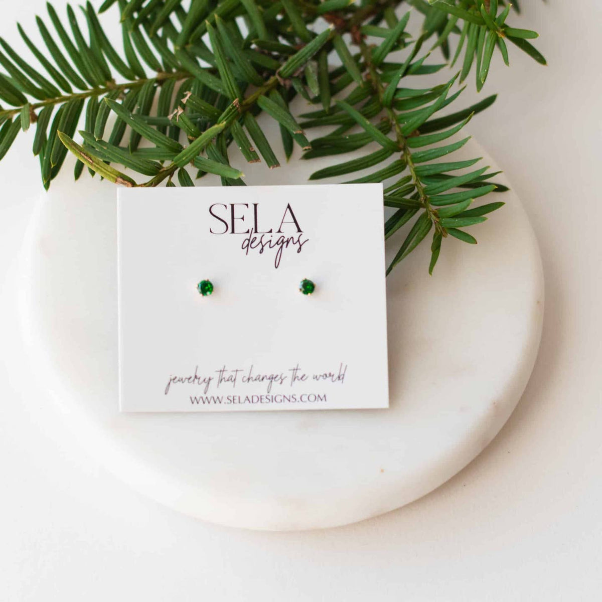 Crystal Stud Earrings- Assorted Stones/Posts