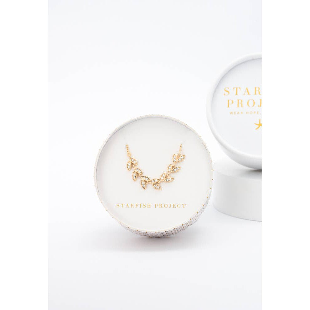 Crystal Vine Zircon and Gold Bracelet