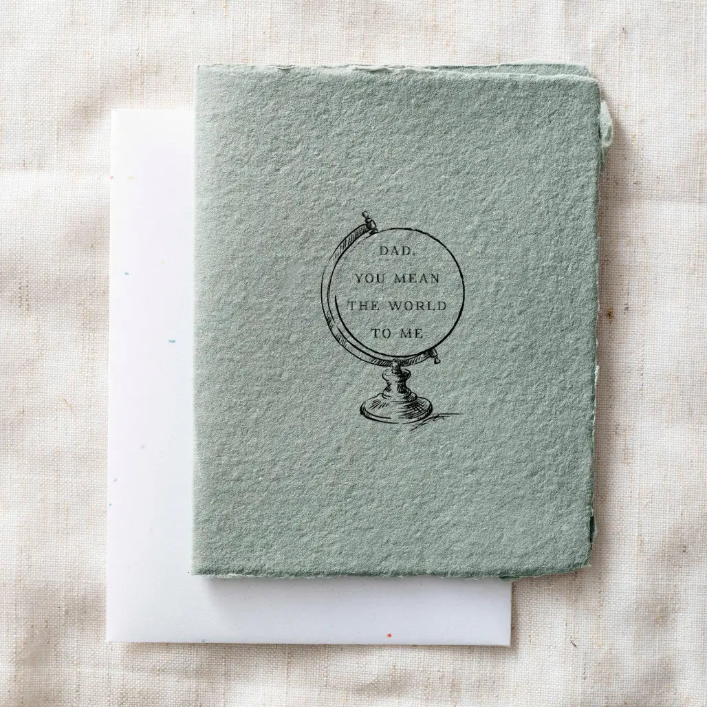 Dad, you mean the world to me- Greeting Card