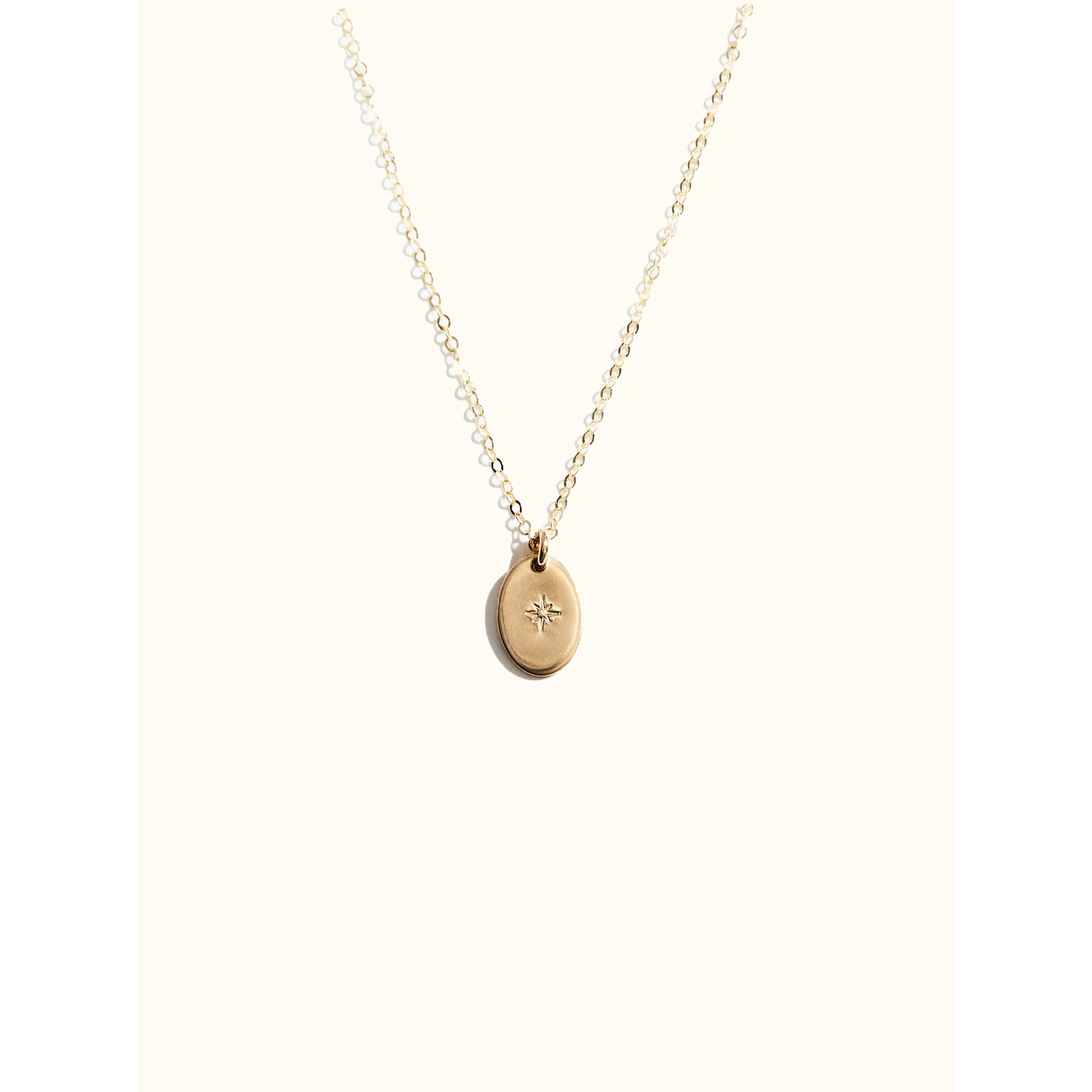 Dainty Oval Necklace