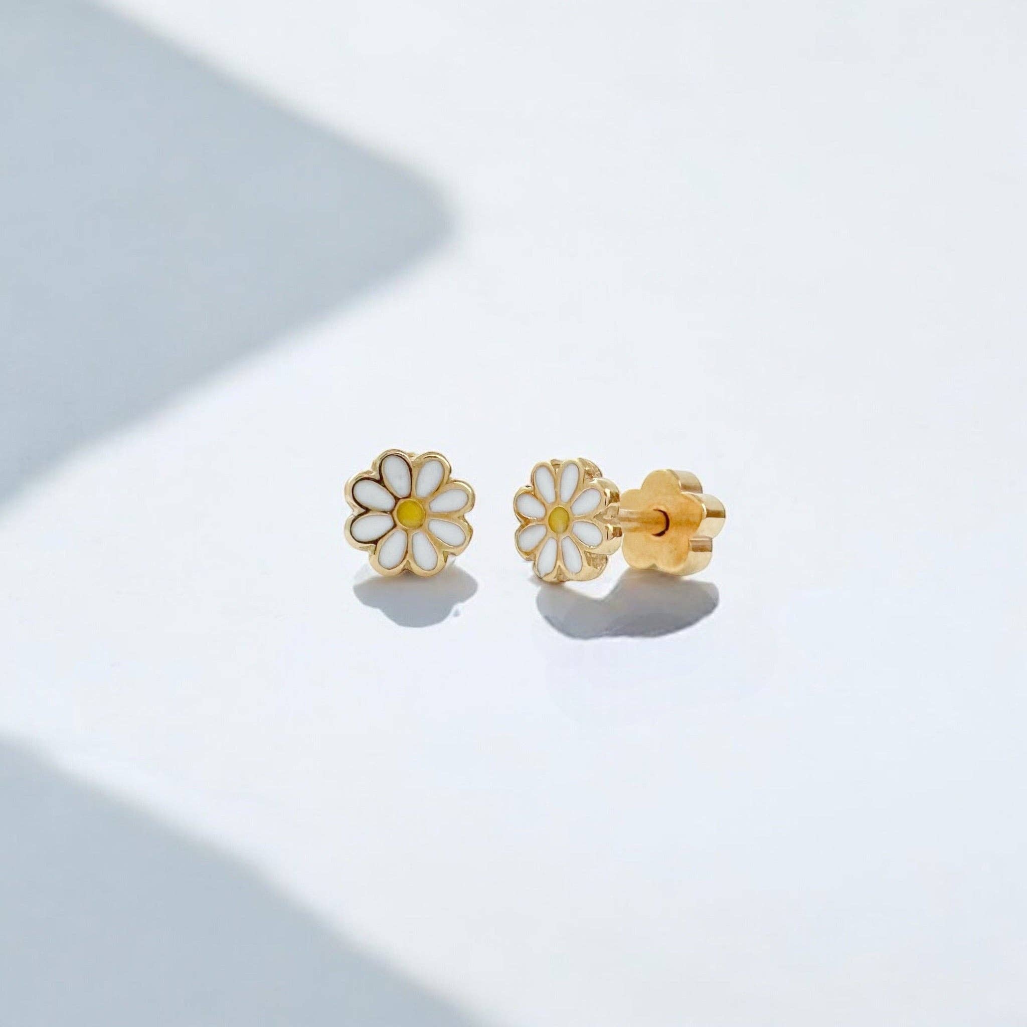 Daisies Tiny Stud Kids Earrings