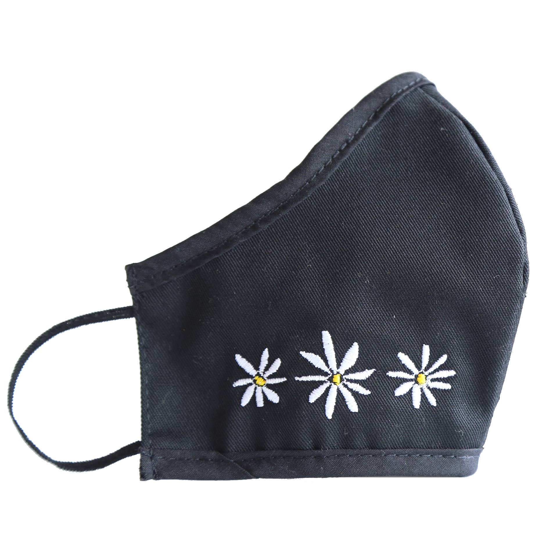 Daisy Embroidered Face Mask