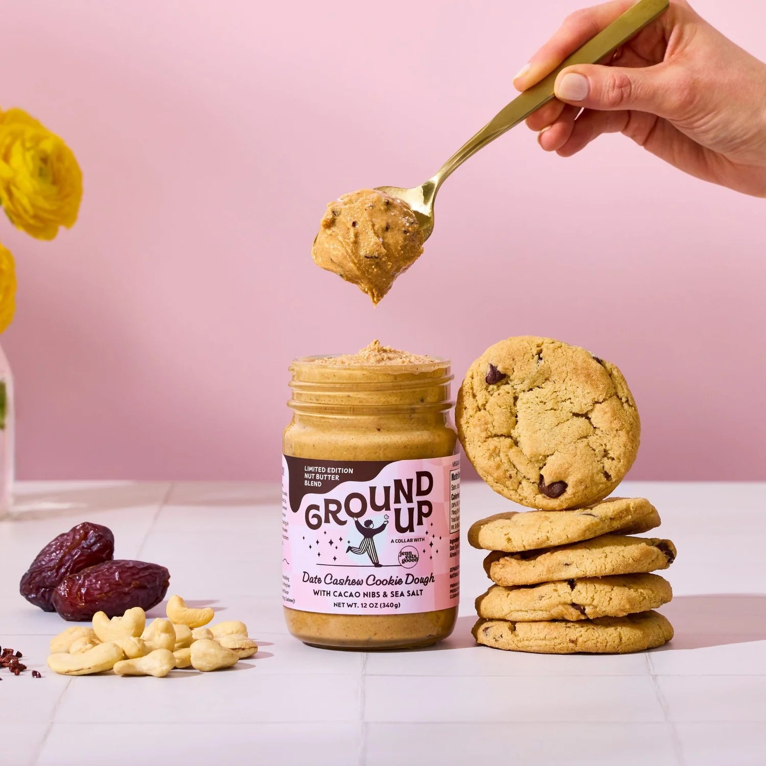 Date Cashew Cookie Dough Nut Butter (Local Pickup/Local Delivery Only)