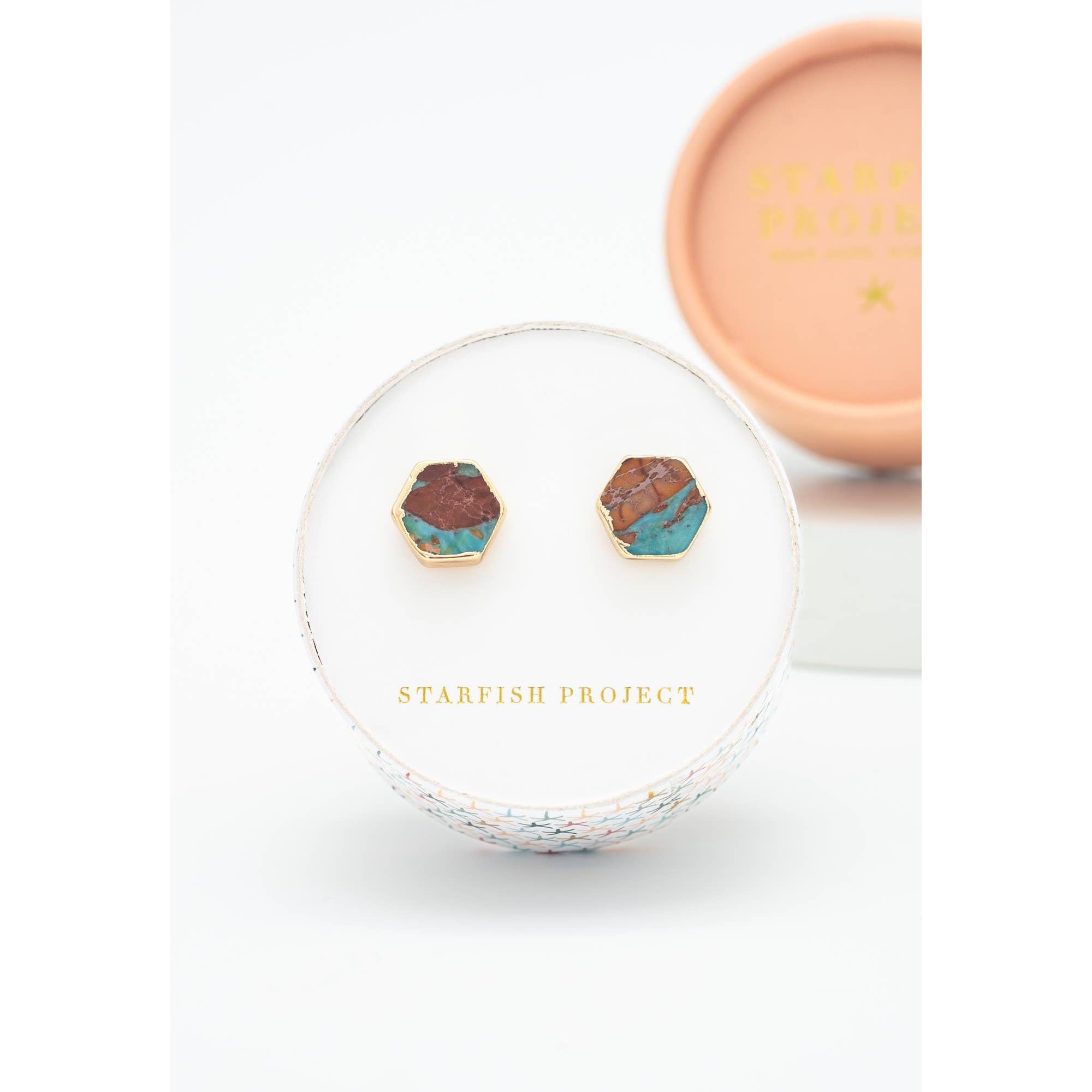 Desert Sky Studs in Copper