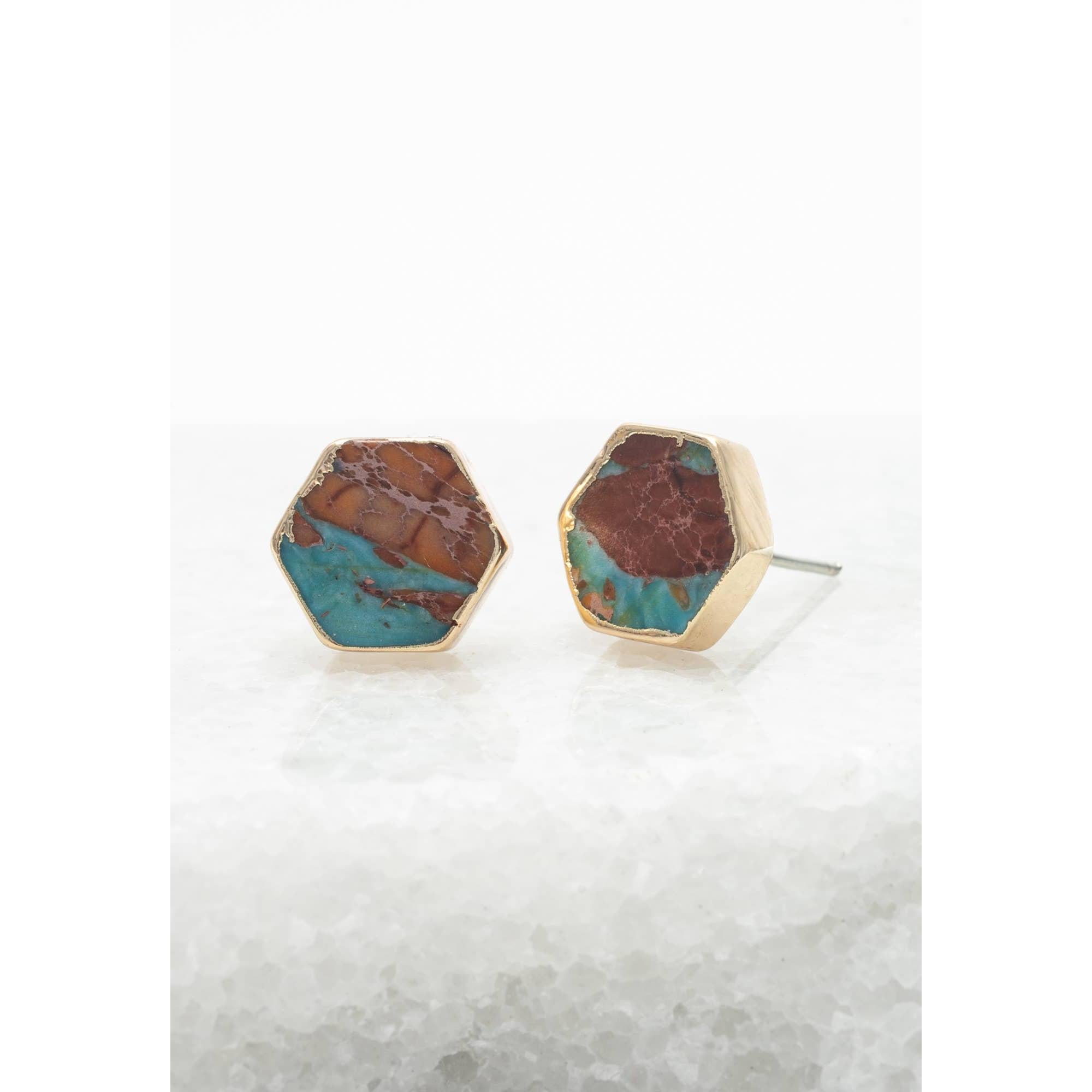 Desert Sky Studs in Copper