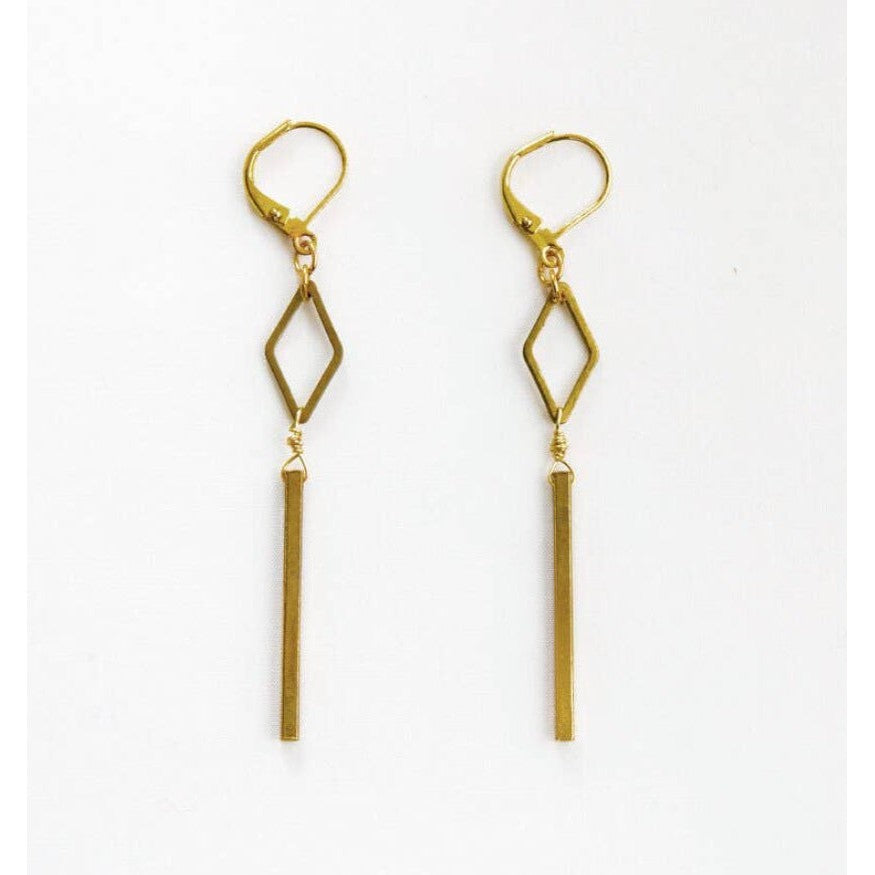 Diamond and Bar Earring- Assorted