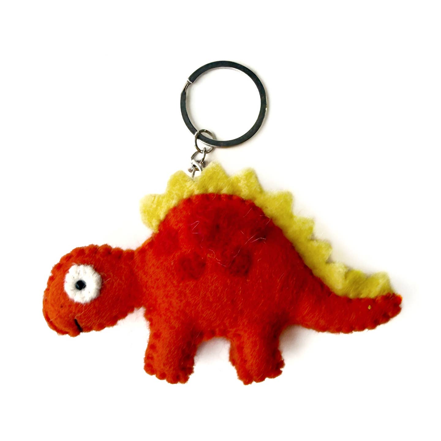 Dino Felt Wool Keychain- Assorted