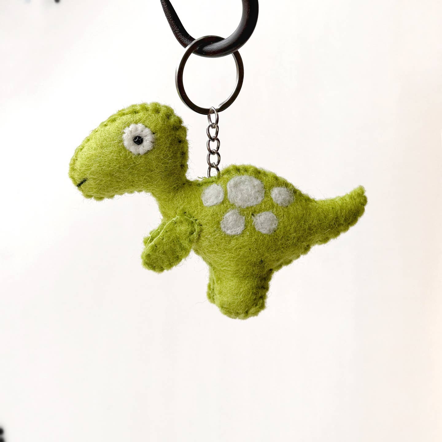 Dino Felt Wool Keychain- Assorted