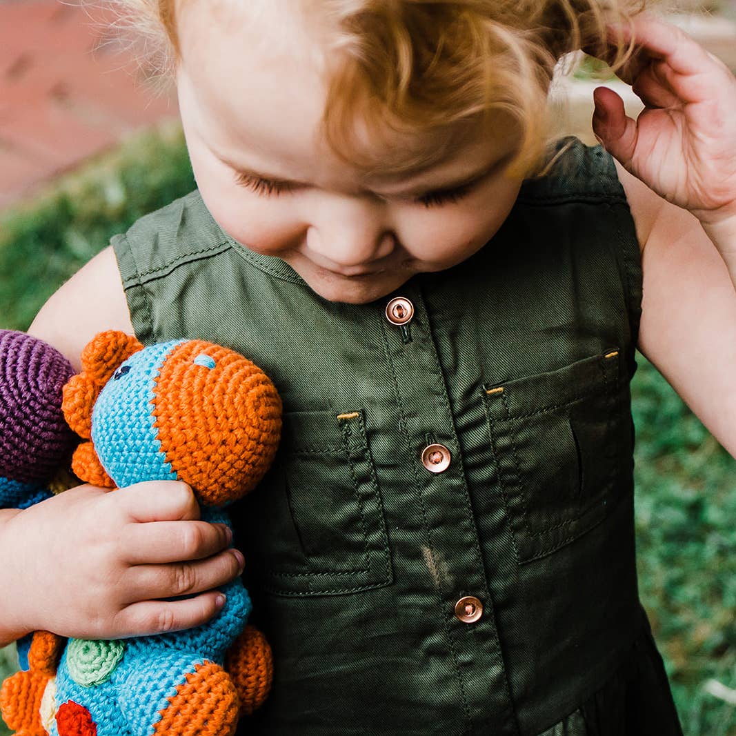 Dino Rattle - Turquoise