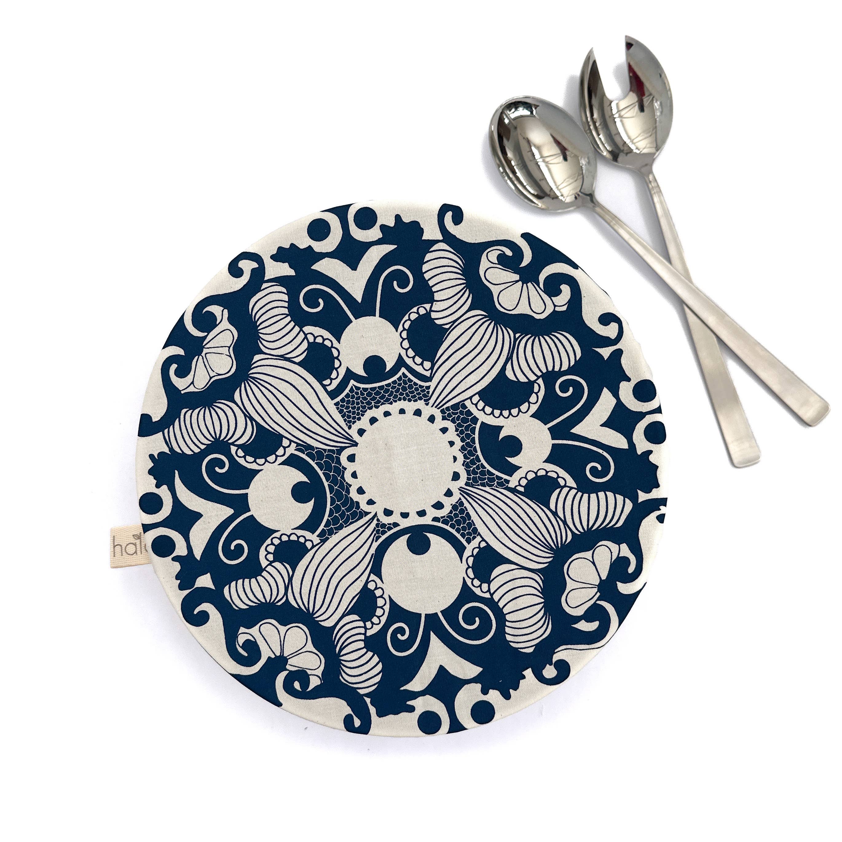 Dish Cover- Large- Paradise Print