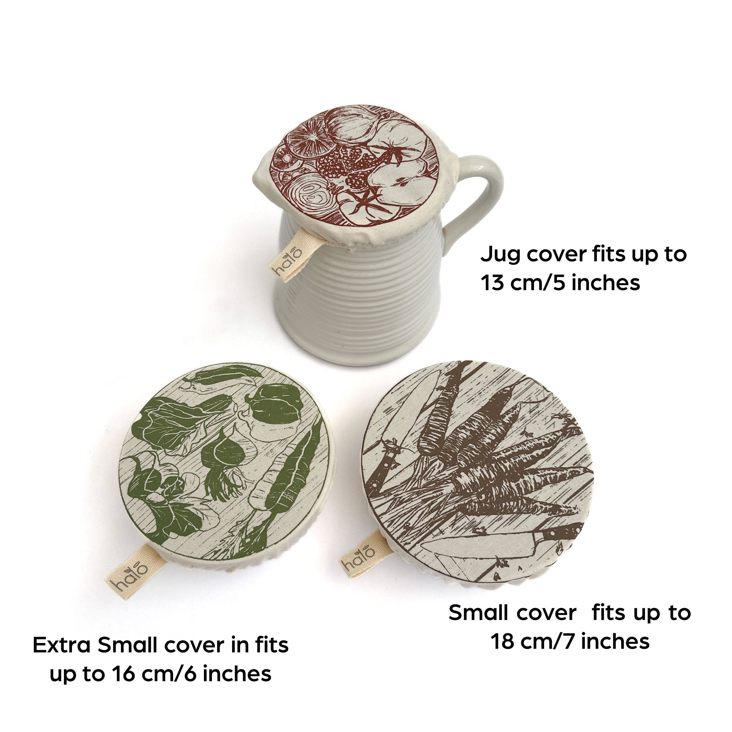 Dish Cover- Small Set of 3- Farm to Table