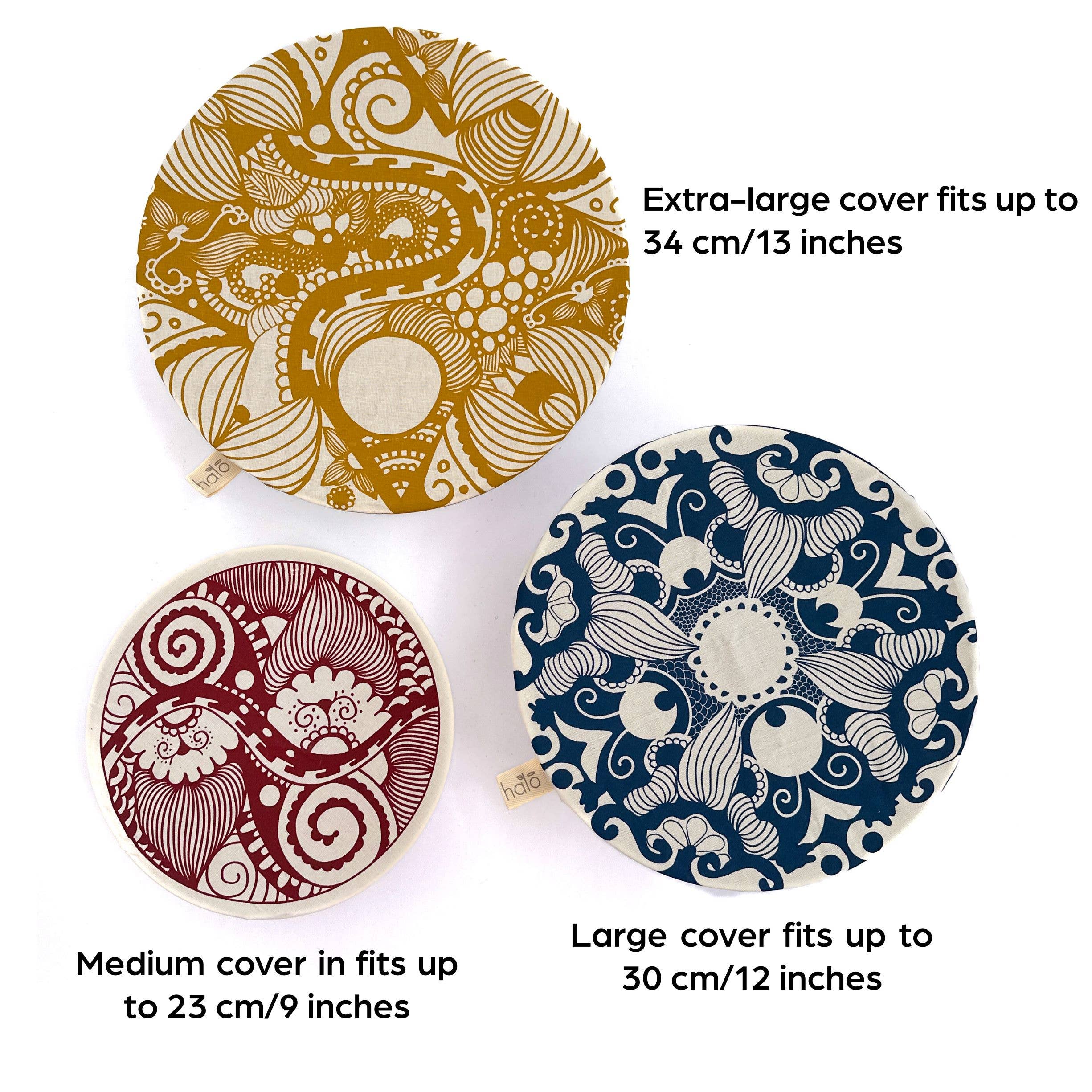 Dish Cover- Small Set of 3- Paradise