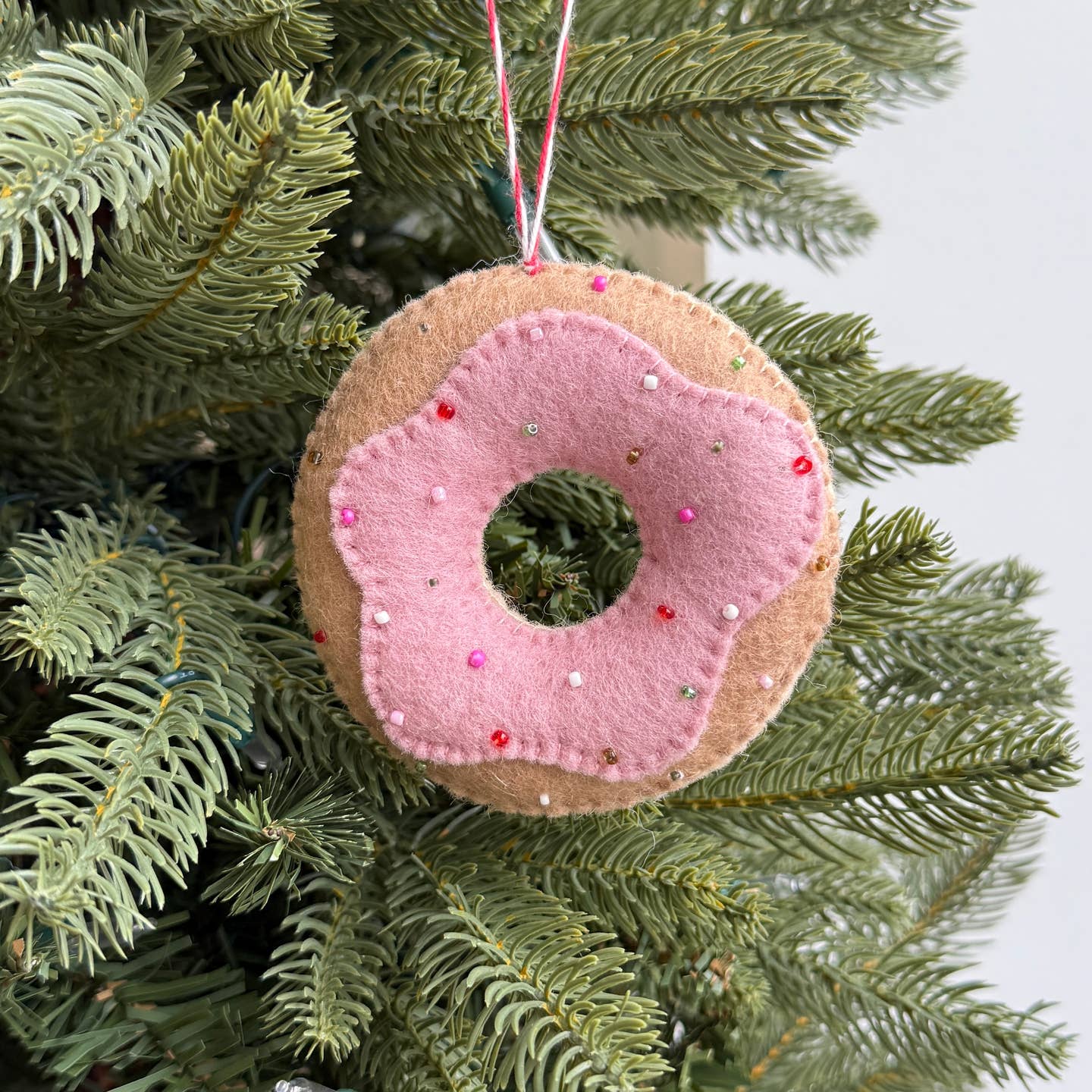 Donut Felt Wool Ornament