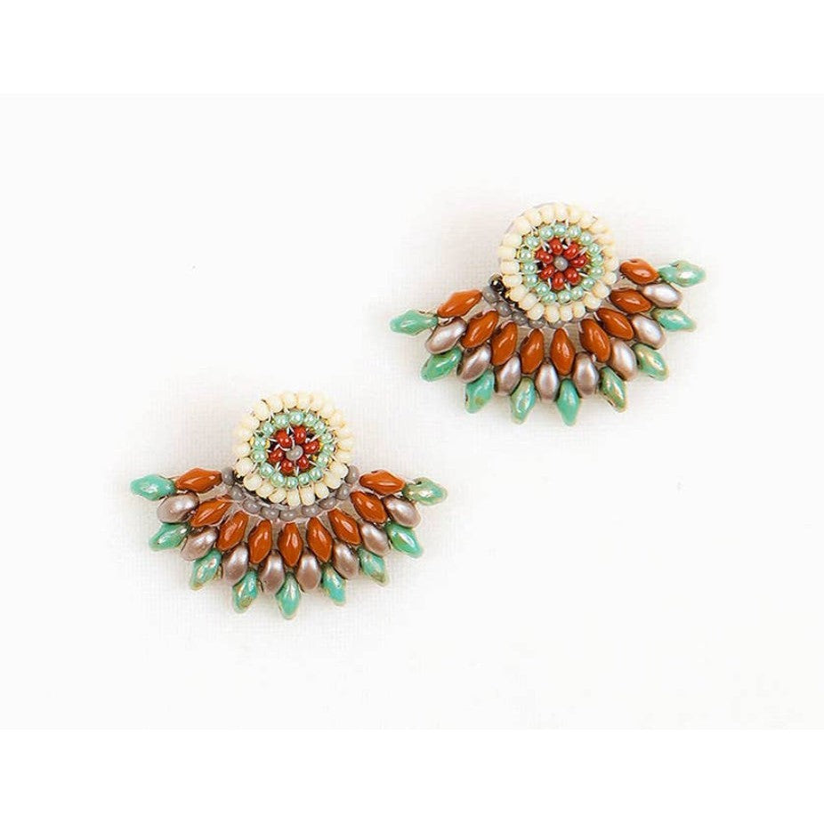 Duo Post Earring- Assorted Colors