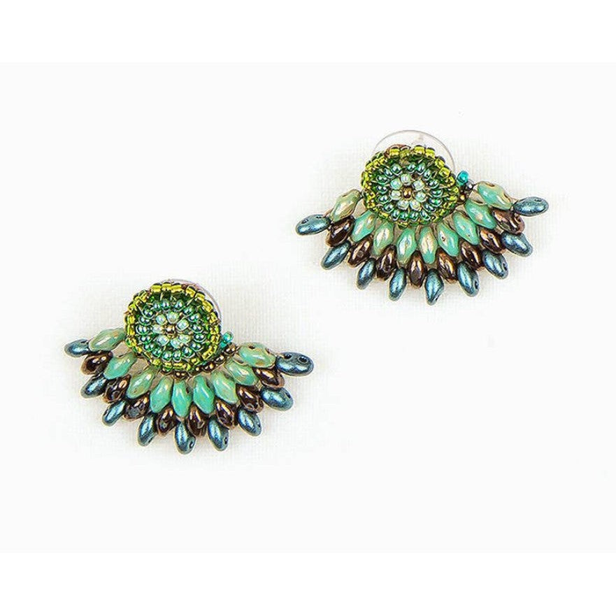 Duo Post Earring- Assorted Colors