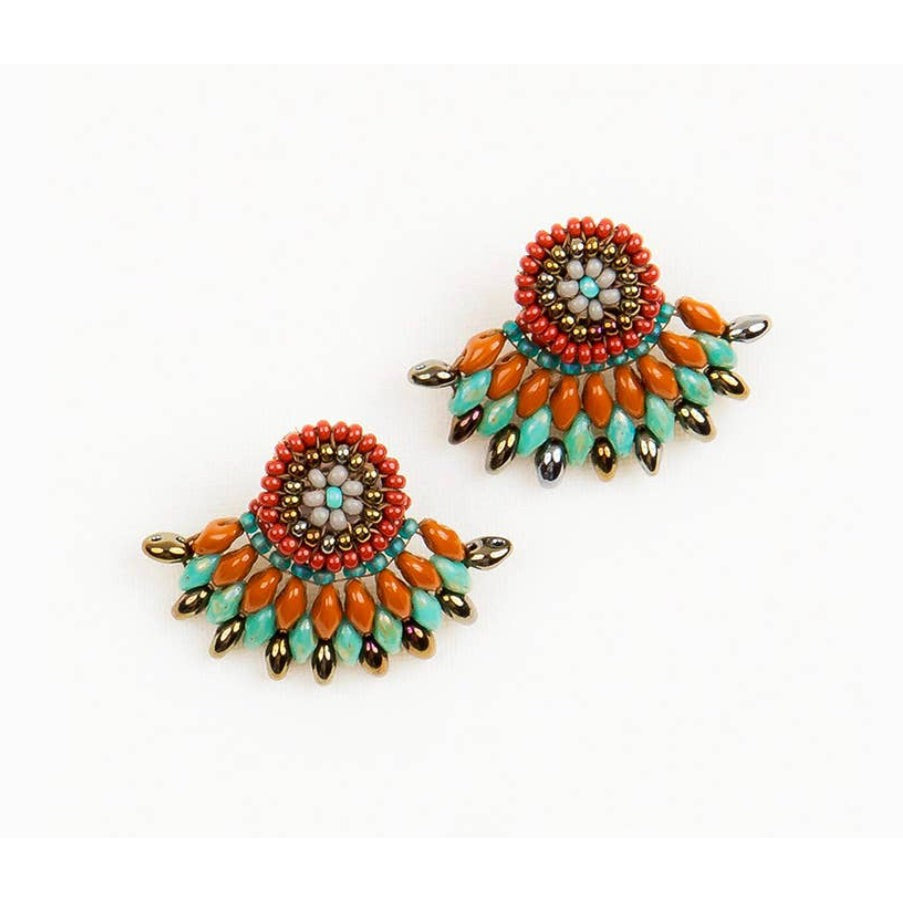 Duo Post Earring- Assorted Colors