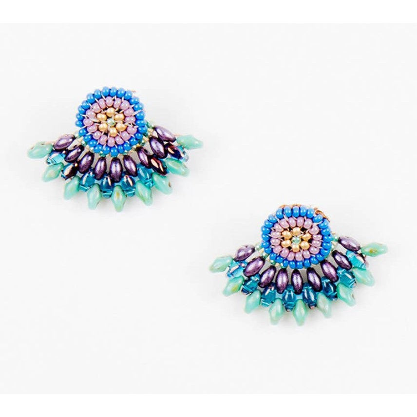Duo Post Earring- Assorted Colors