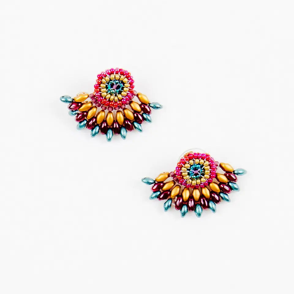 Duo Post Earring- Assorted Colors- Sold Individually