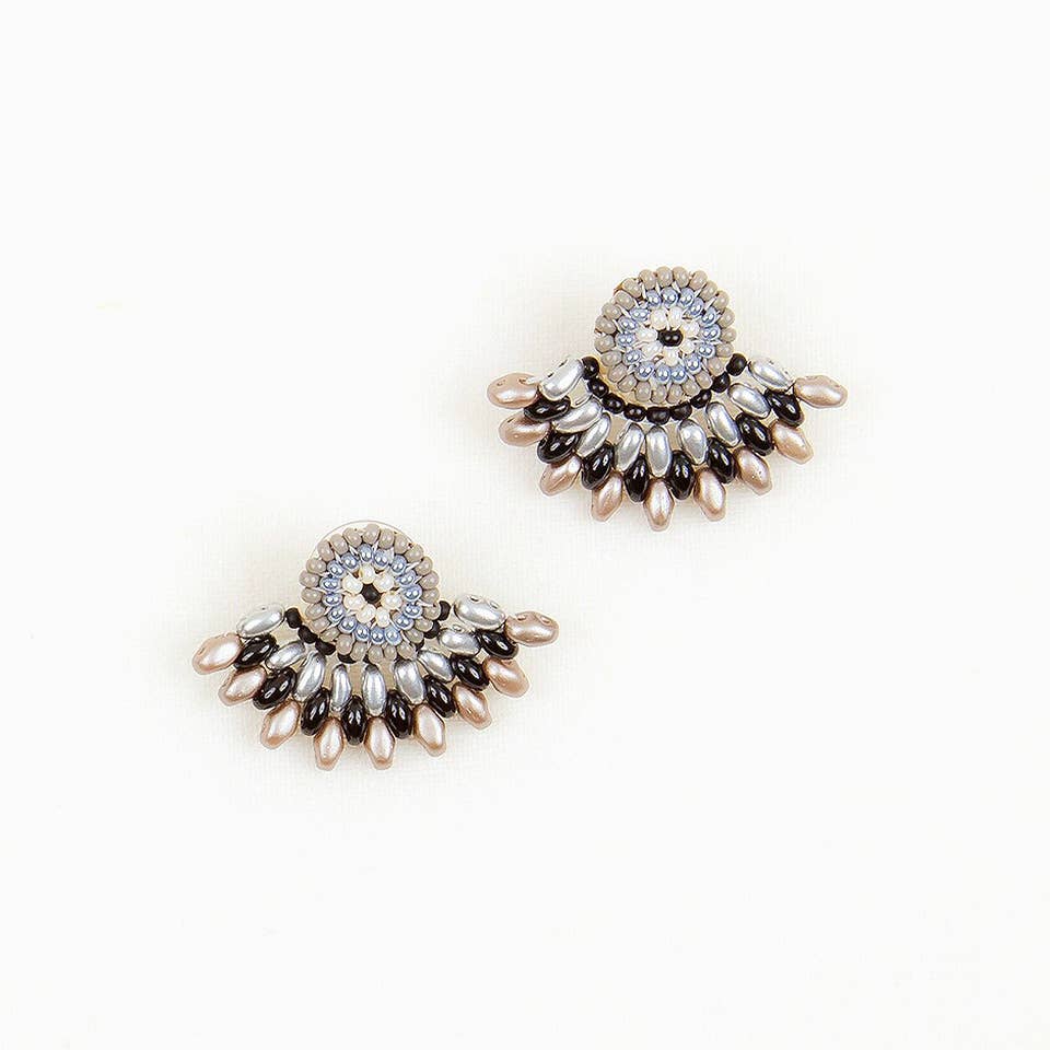 Duo Post Earring- Assorted Colors